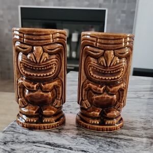 Tiki Mugs Leilani of Hawaii ceramic, Vintage.